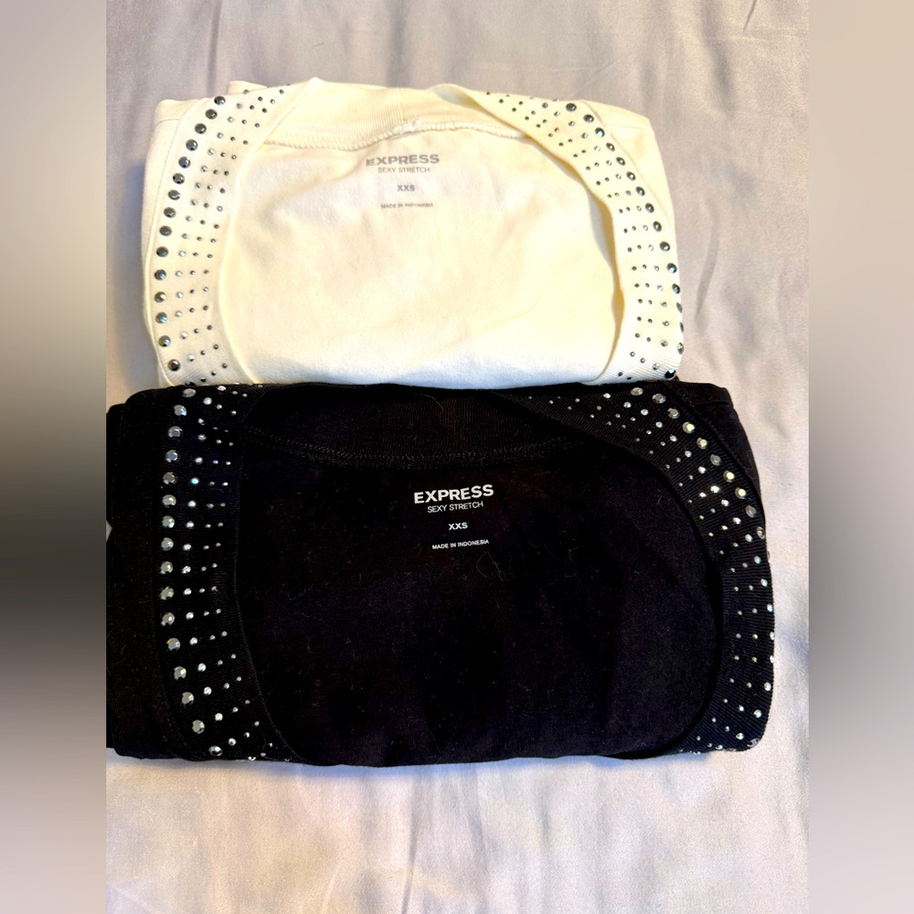 NWOT Express Sparkly tops